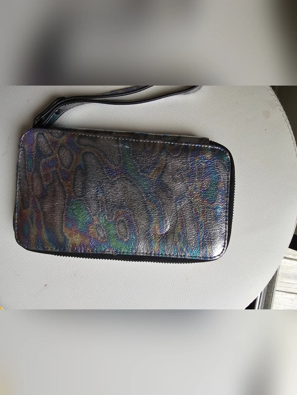 Anine Bing Iridescent Wristlet Clutch - Multicolor
